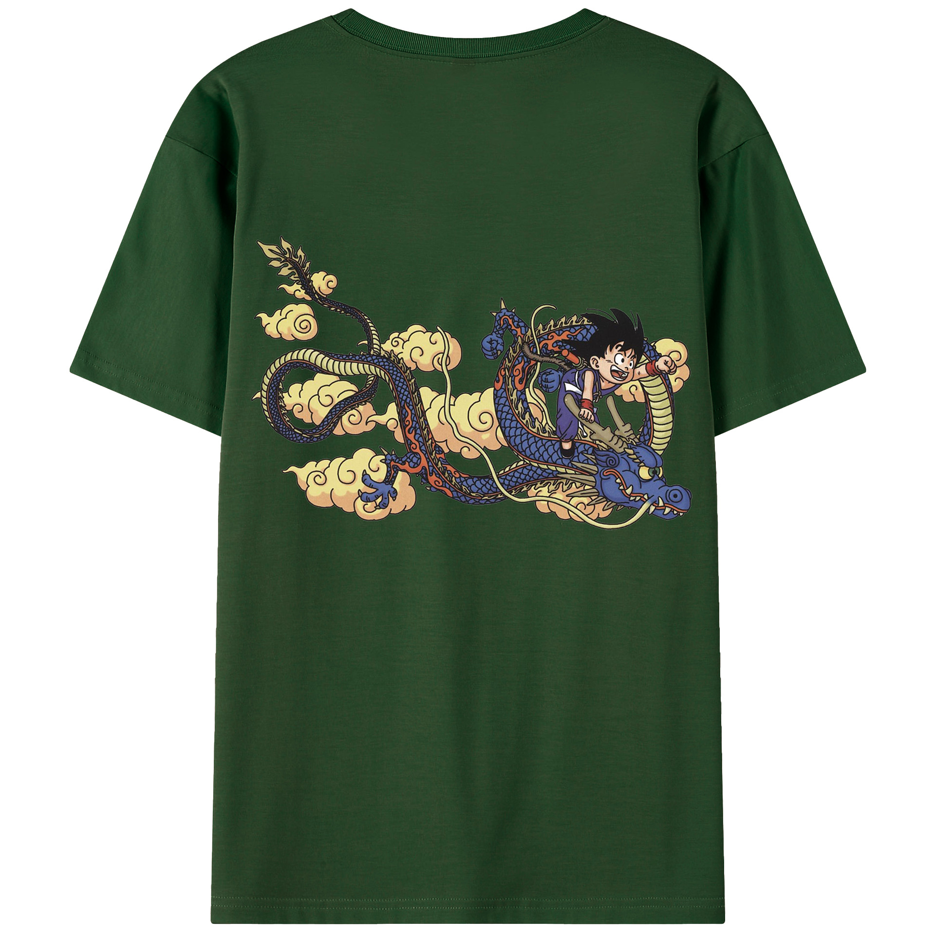 （画像用） ドラゴンボール 神龍 シェンロン DRAGON BALL Shenron 綿100％半袖Tシャツ（背面プリント）